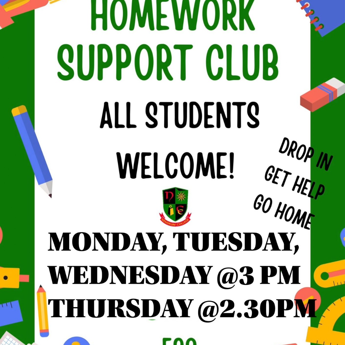 Nendrum College - Homework Club